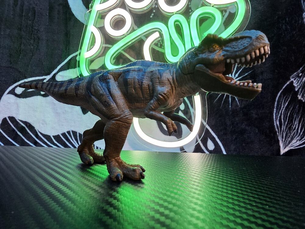 Mojo Fun Tyrannosaurus Rex T Rex Articulated Jaw 3"H 7.5''L 2017